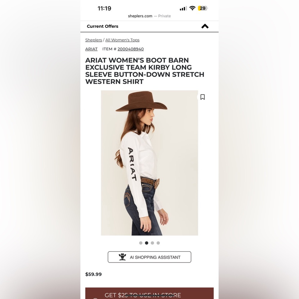 Ariat shirt